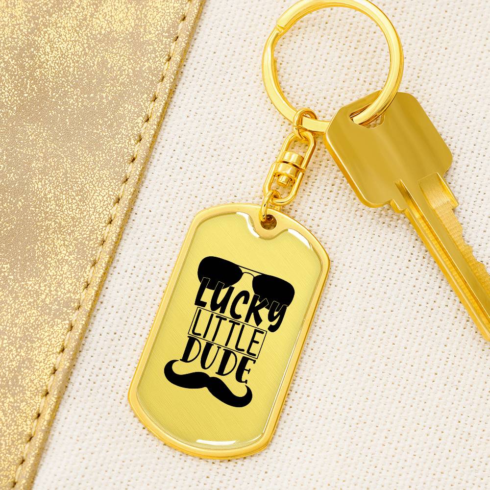 'Lucky Little Dude' keychain