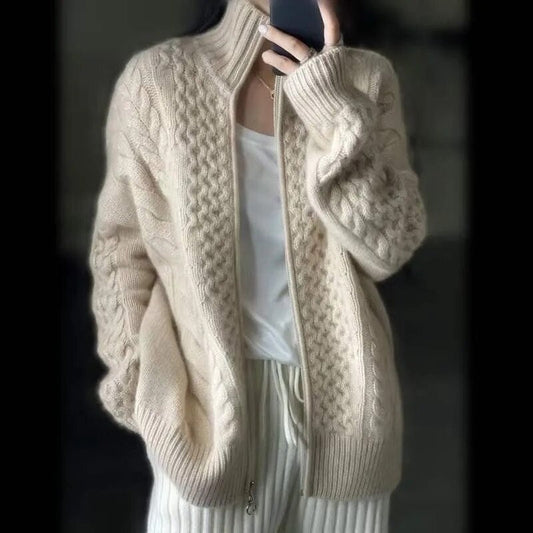 Winter Elegance: Luxe Knit Cardigan for Stylish Comfort