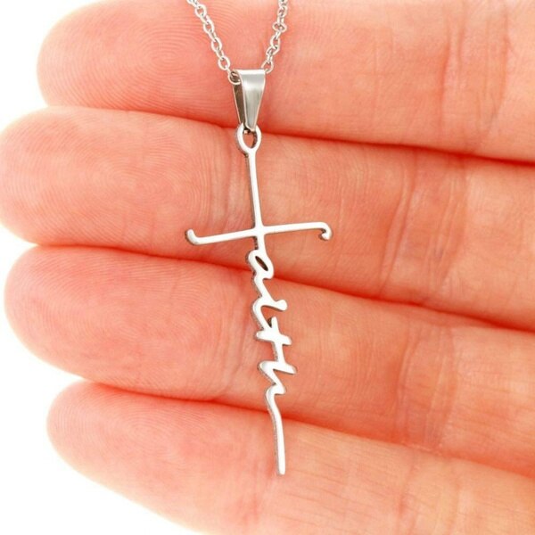 Cross and Faith Necklace