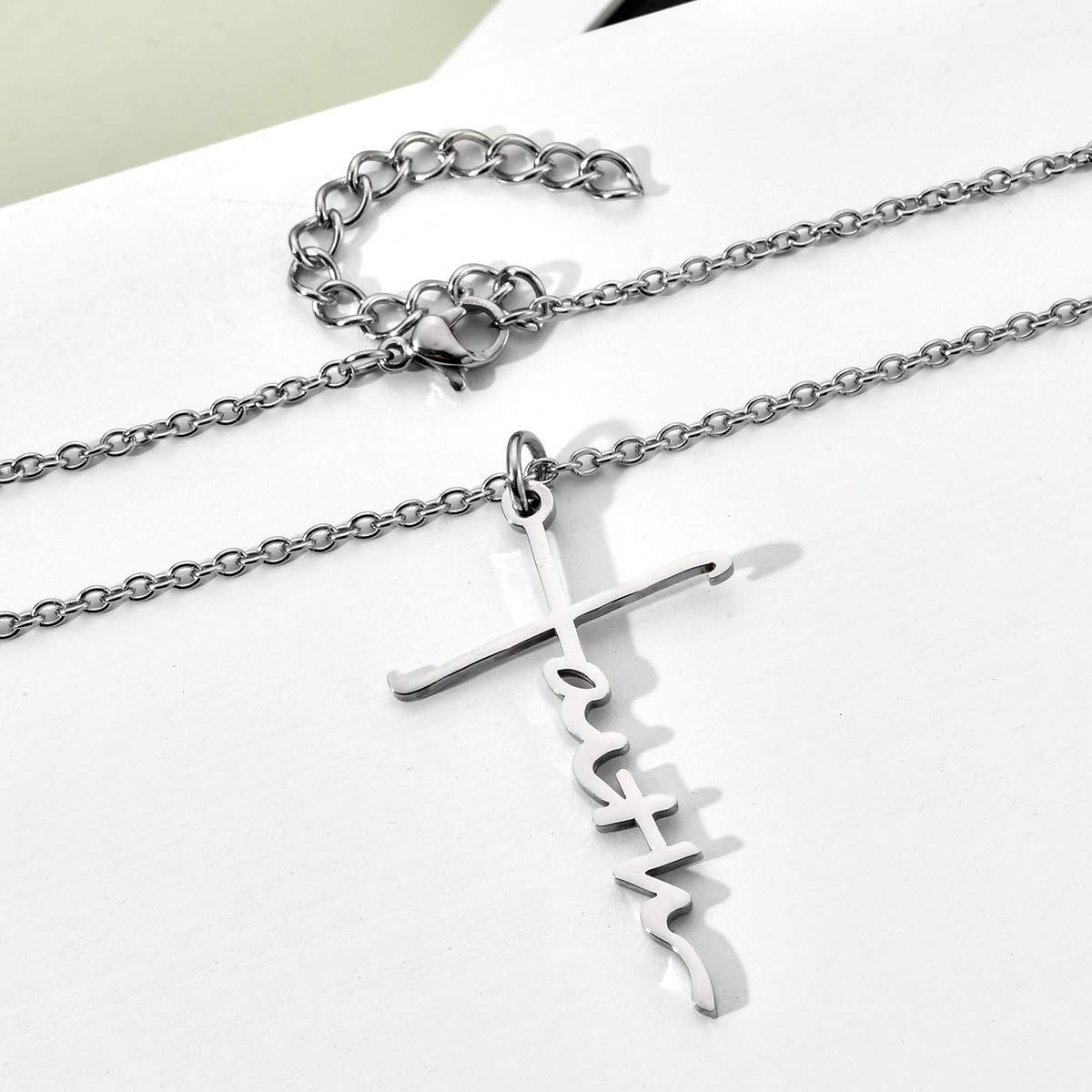 Cross and Faith Necklace