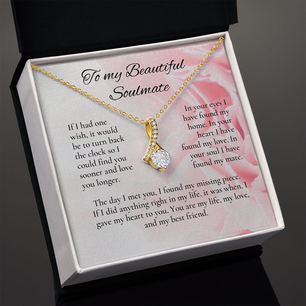 To My Beautiful Soulmate - Alluring Beauty Necklace