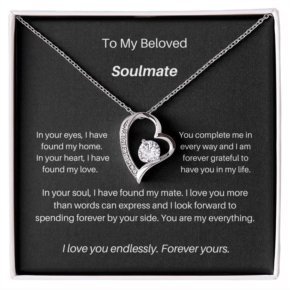 To My Beloved Soulmate - Forever Love Necklace