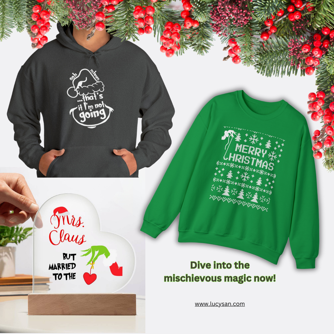 Embrace the Holiday Mischief: A Grinch-Inspired Collection That Steals the Show!