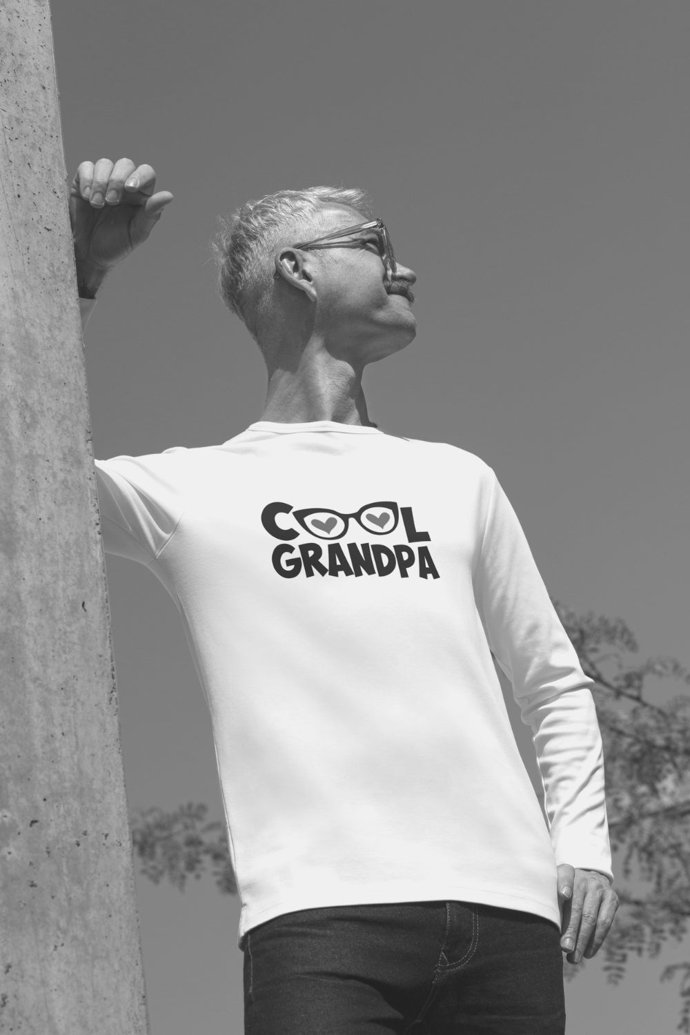 Cool Grandpa: Fun Long-Sleeve Shirt for Father's Day & More!