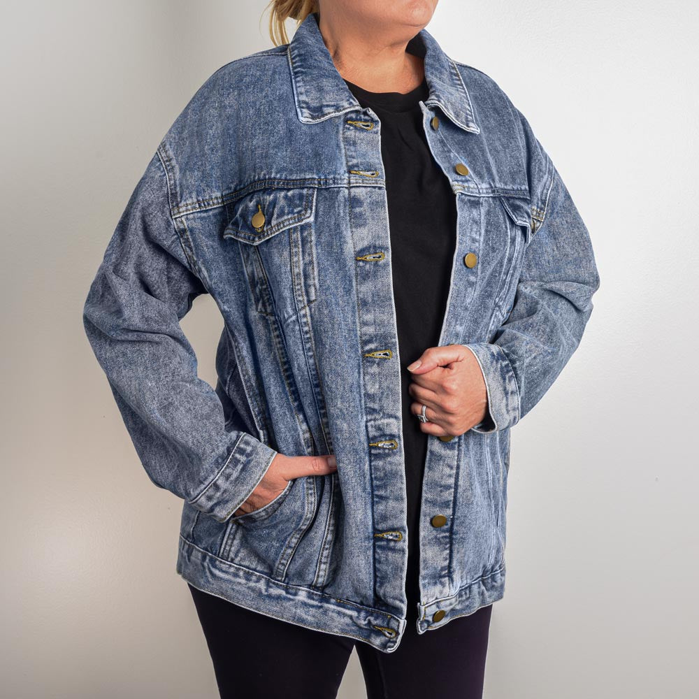 'Luckiest Teacher Ever' Denim Jacket