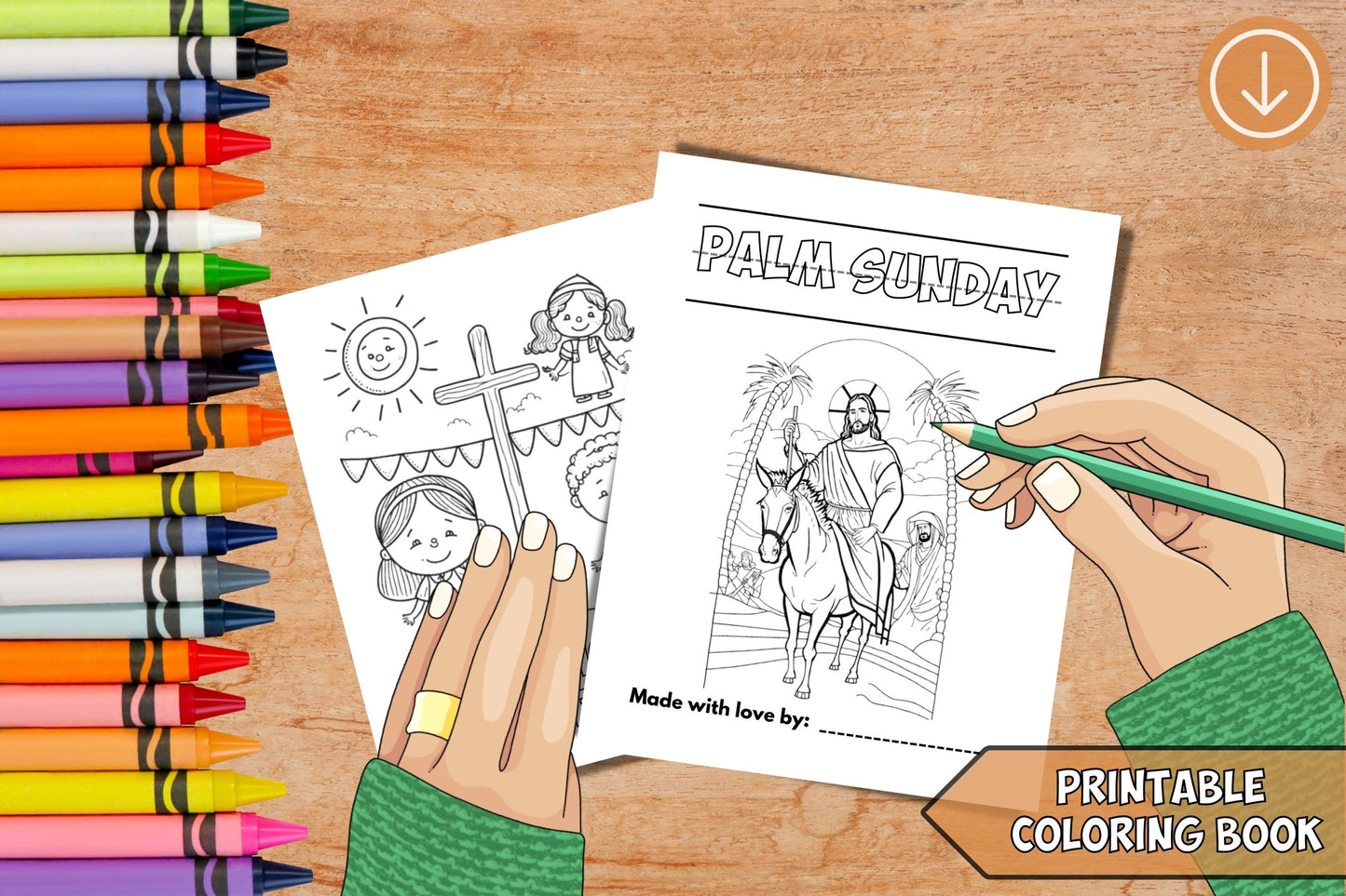 Printable Holy Week Coloring Book